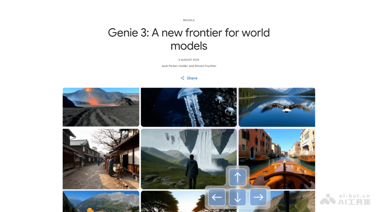 Genie 3 – 谷歌DeepMind推出的新一代通用世界模型插图