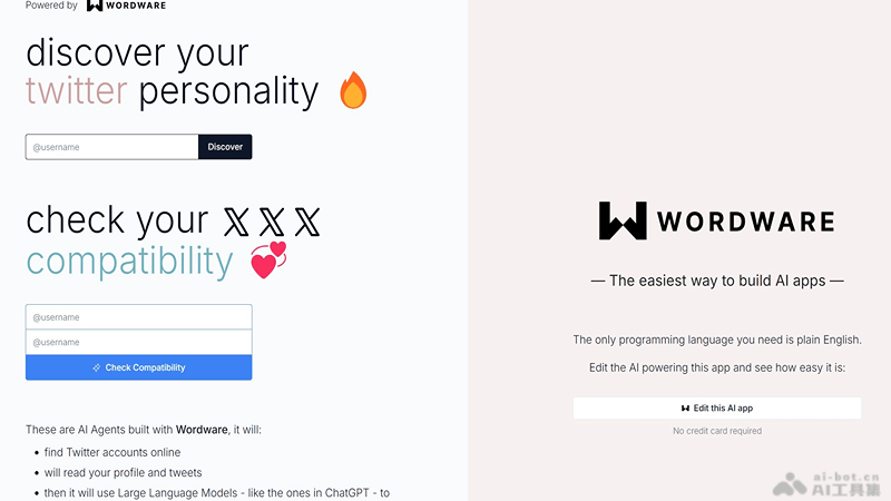 Twitter Personality – Twitter账号AI趣味分析应用插图