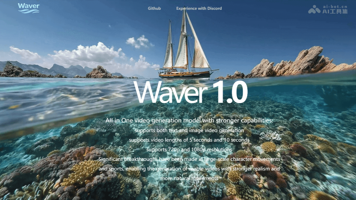 Waver 1.0 – 字节跳动推出的AI视频生成模型插图