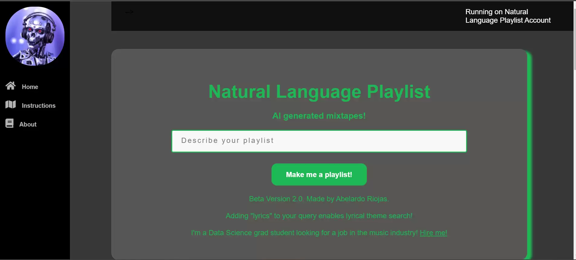 Natural Language Playlist插图