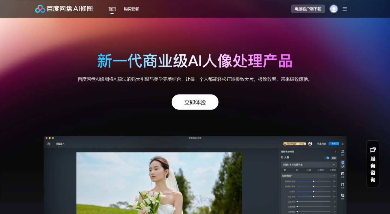 百度网盘AI修图插图