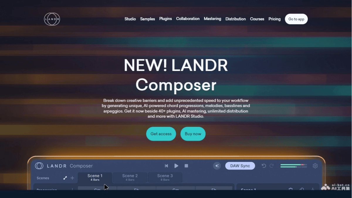 LANDR – AI音乐制作平台，母带处理、音乐分发等全方面服务插图