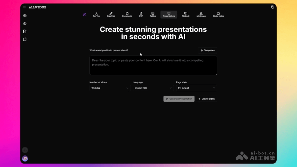 presentation-ai – 开源AI PPT生成工具，自动智能配图插图
