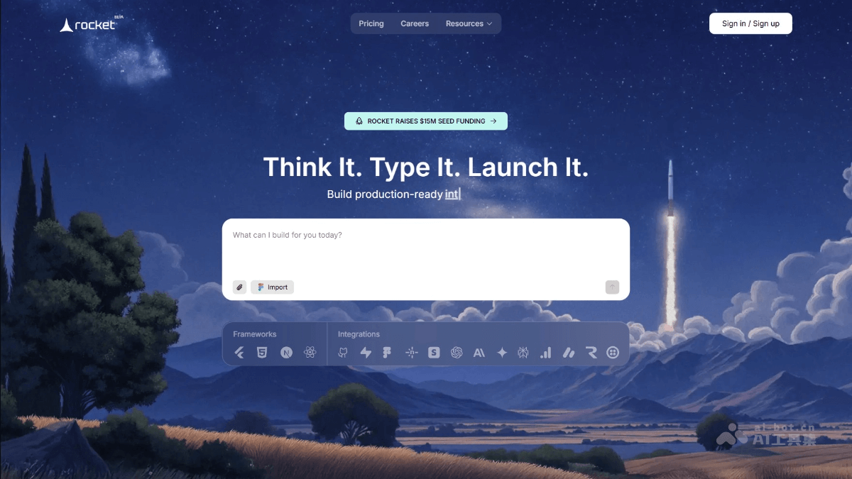 Rocket.new – AI编程平台，构建全功能Web和移动应用插图