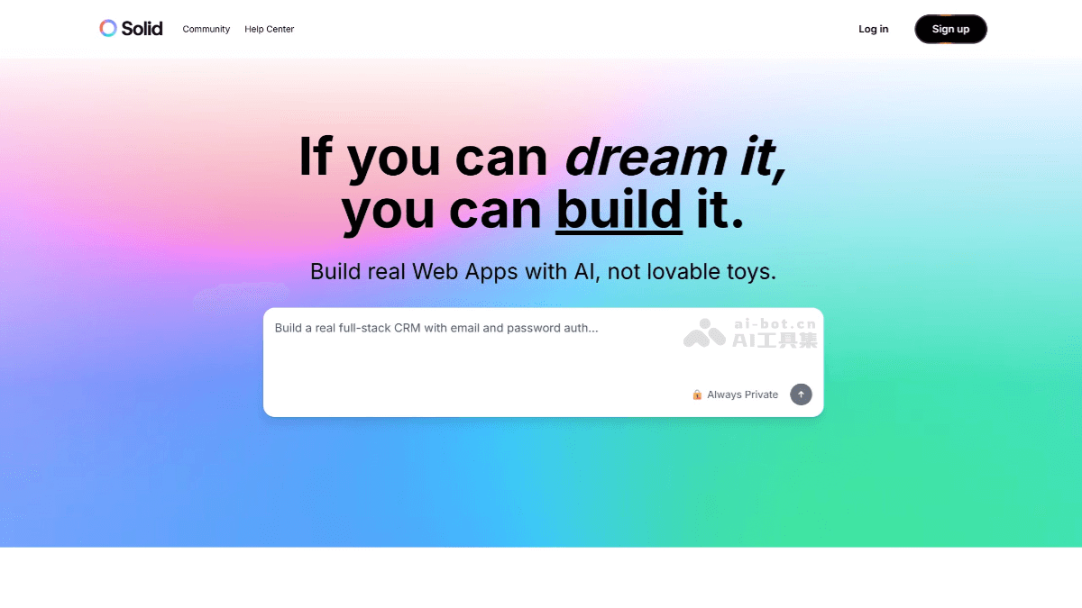 Solid – AI全栈Web应用开发工具，构建真正生产级应用插图