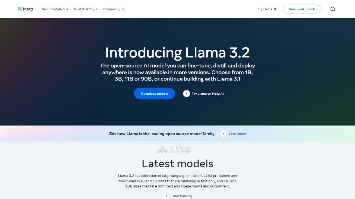 Llama 3.2 – Meta推出的中小型视觉语言模型和轻量级文本模型插图
