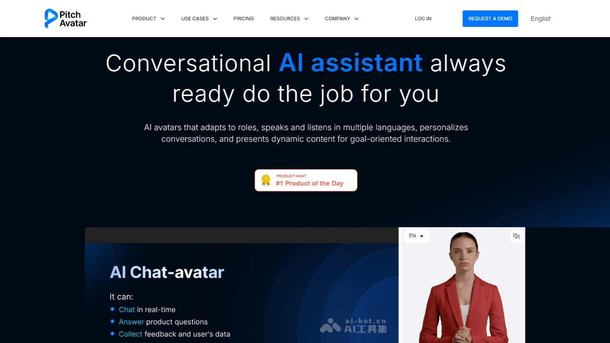 AI Chat-avatar – AI数字人交互助手，根据对话内容提供动态视觉互动插图