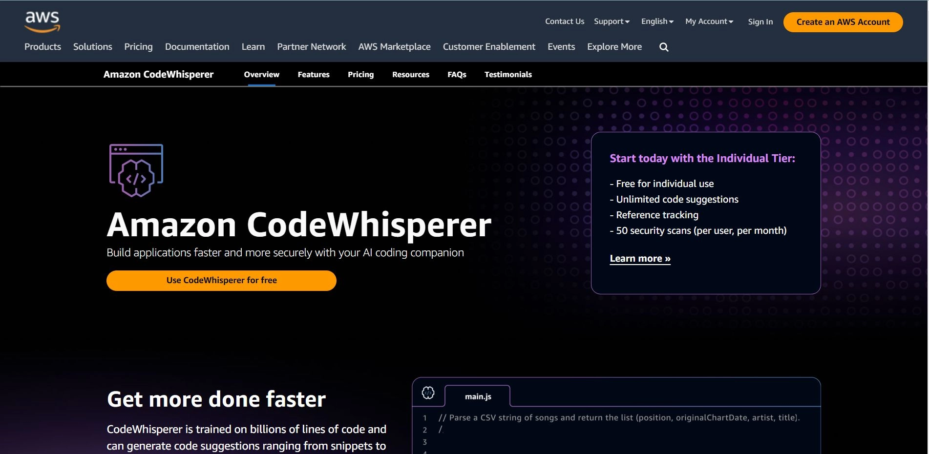 CodeWhisperer插图