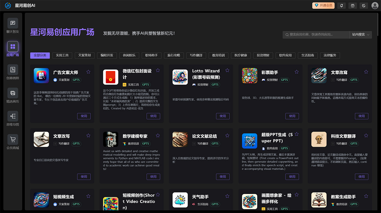 星河易创AI插图