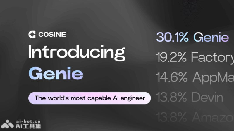 Genie – Cosine AI推出的AI编程助手插图