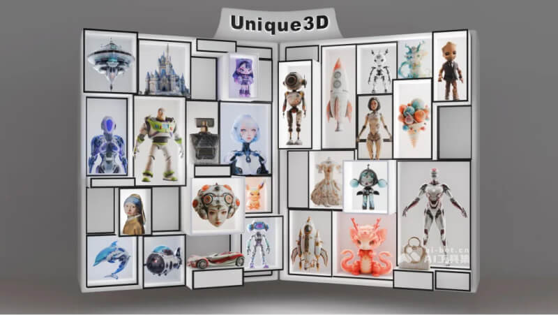 Unique3D – 清华大学团队开源的图像到3D生成模型插图