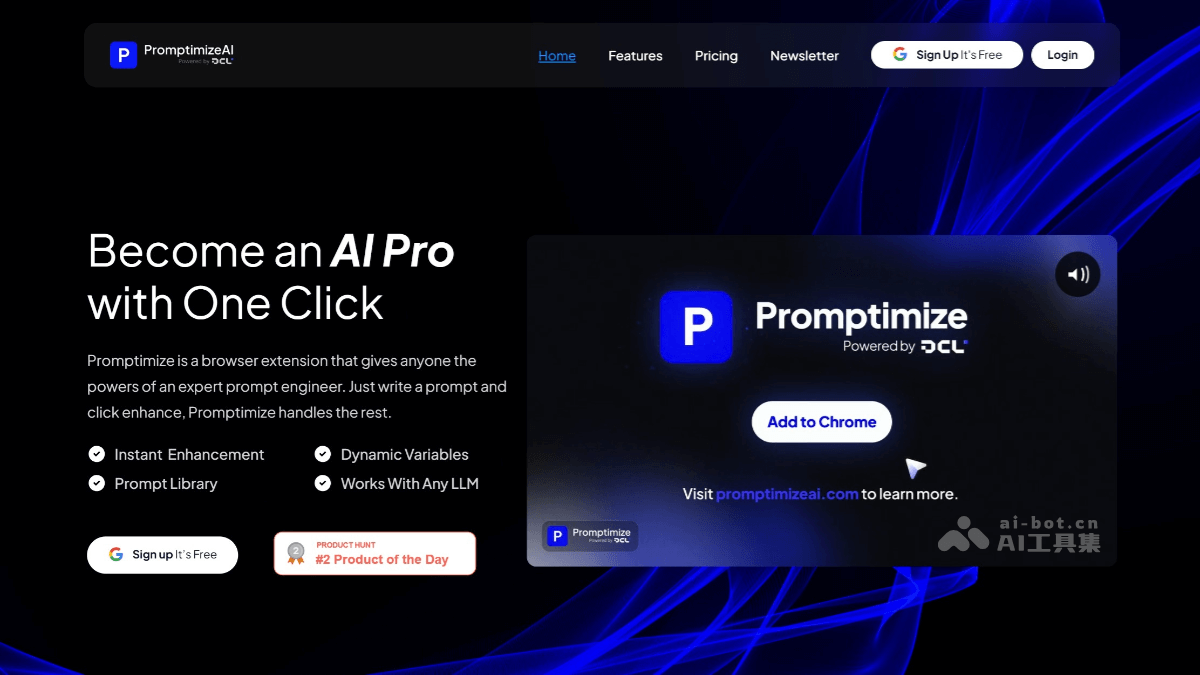 Promptimize AI – AI提示词工具，自动分析优化提示词插图