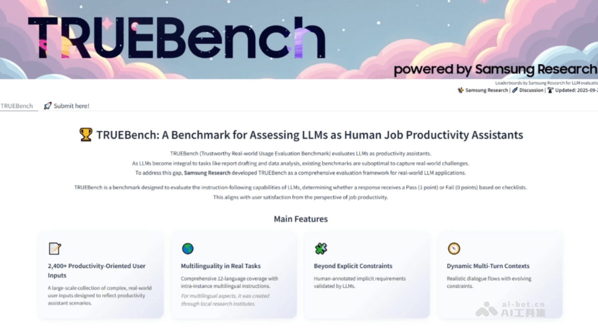 TRUEBench – 三星开源的AI性能基准测试工具插图