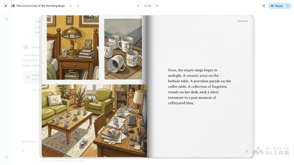 Storybook – 谷歌Gemini推出的AI绘本生成工具插图2