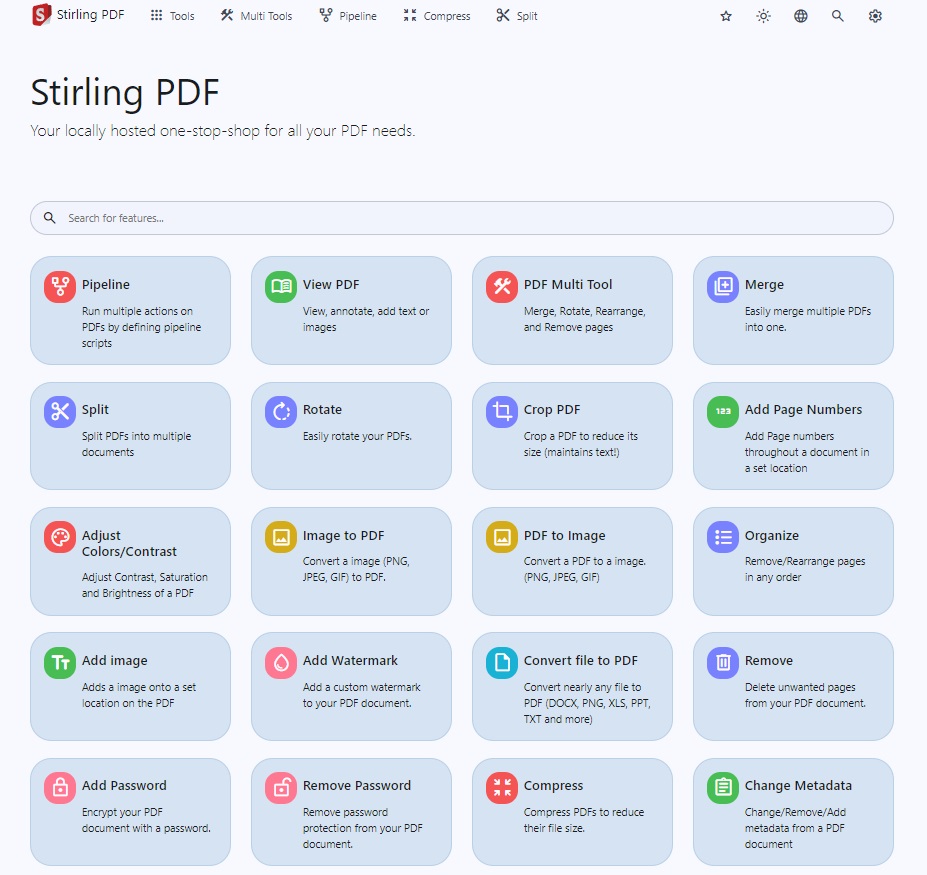 Stirling-PDF插图