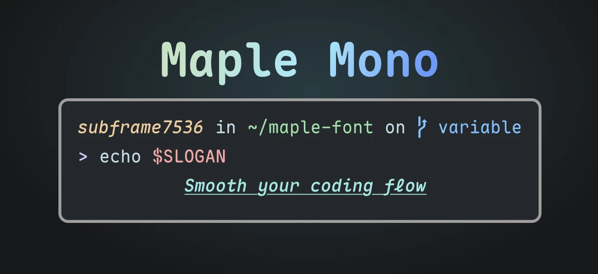 Maple Mono插图