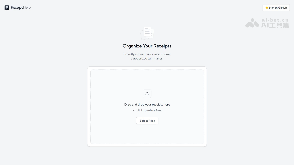 ReceiptHero – 开源AI记账工具，拍照生成数字化账单插图