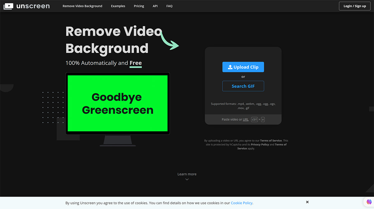 Unscreen AI视频抠图工具插图