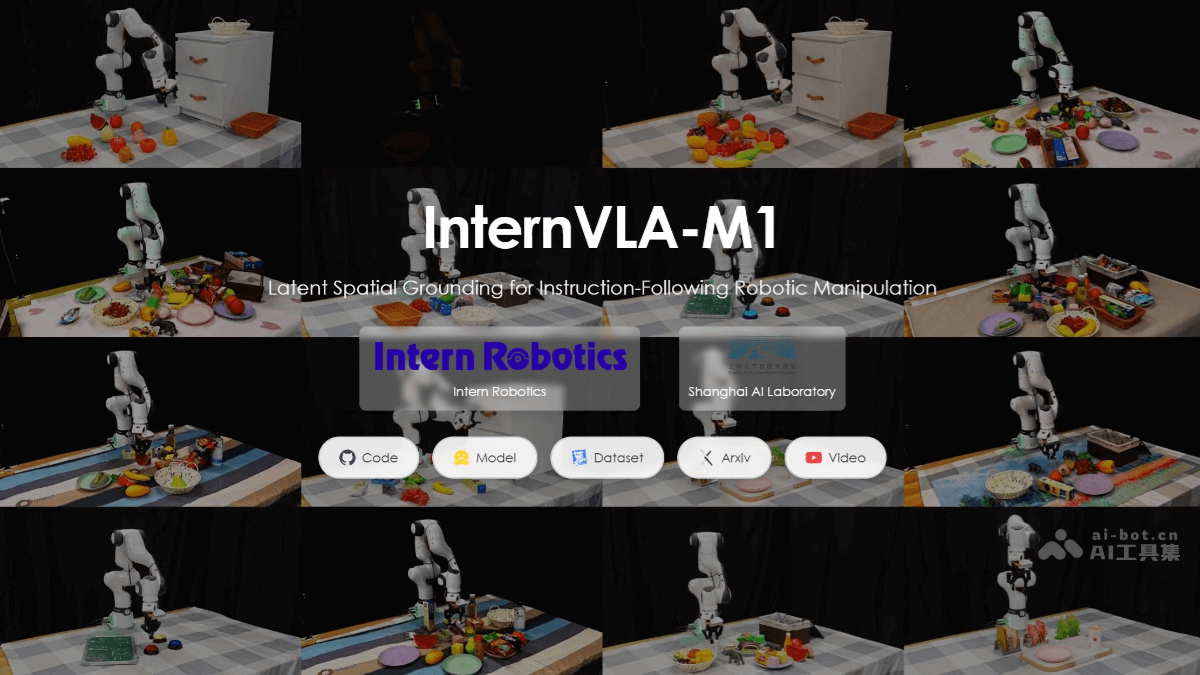 InternVLA·M1 – 上海AI Lab开源的具身双系统操作大模型插图