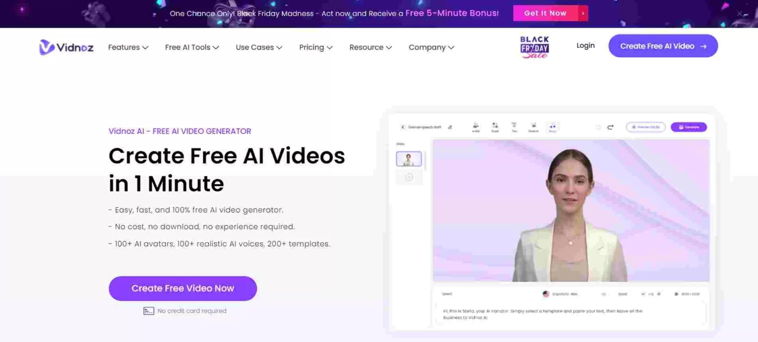 Vidnoz AI插图