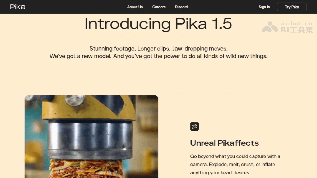 Pika 1.5 – Pika Labs最新推出的AI视频生成工具插图