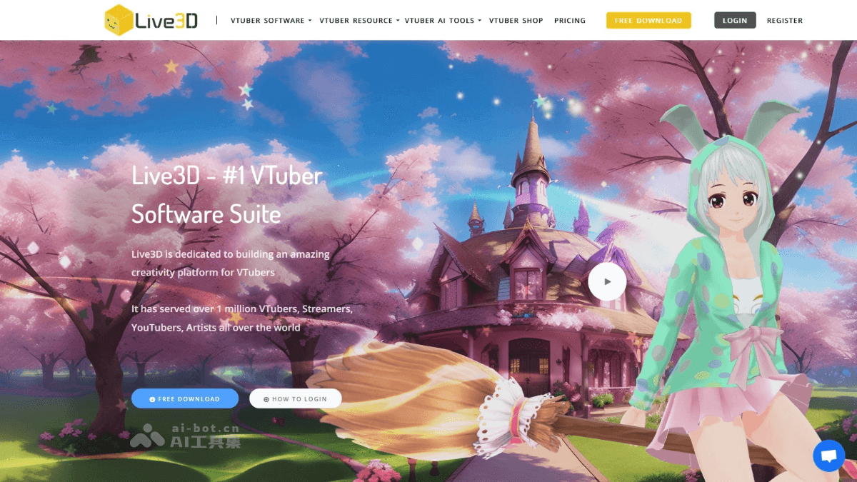 Live3D – 专为虚拟主播 VTuber设计定制个性化的虚拟形象平台插图