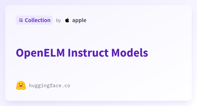 OpenELM – 苹果开源的高效语言模型系列插图1