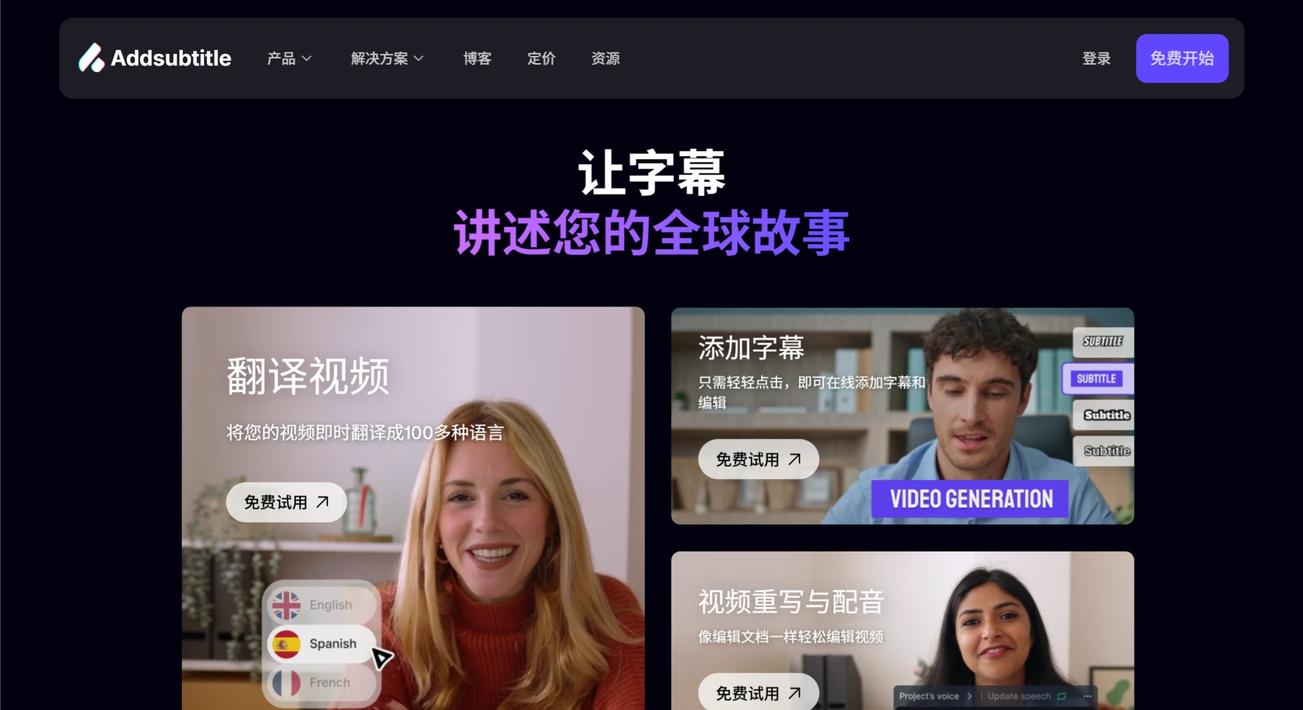 Addsubtitle AI插图