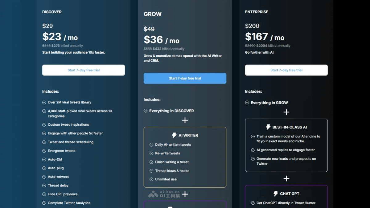 Tweet Hunter – AI驱动的个性化推文内容创作工具，实现Twitter增长变现插图1