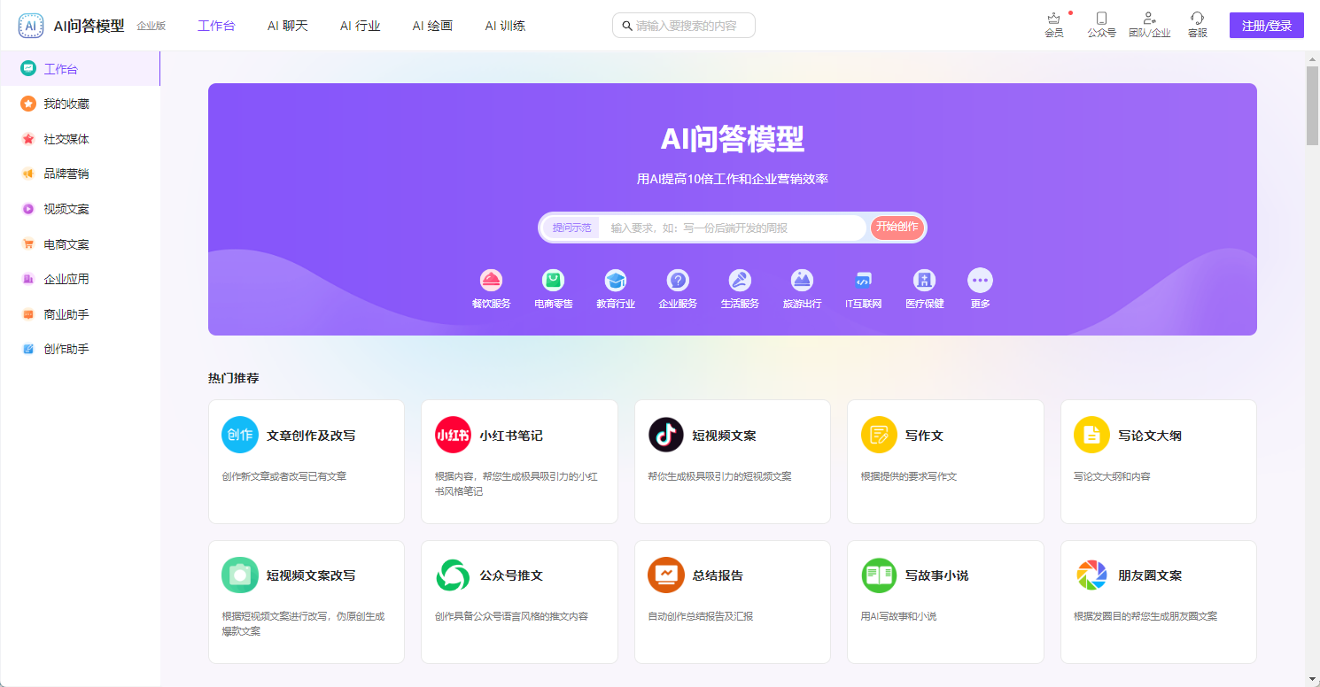 AI问答模型插图