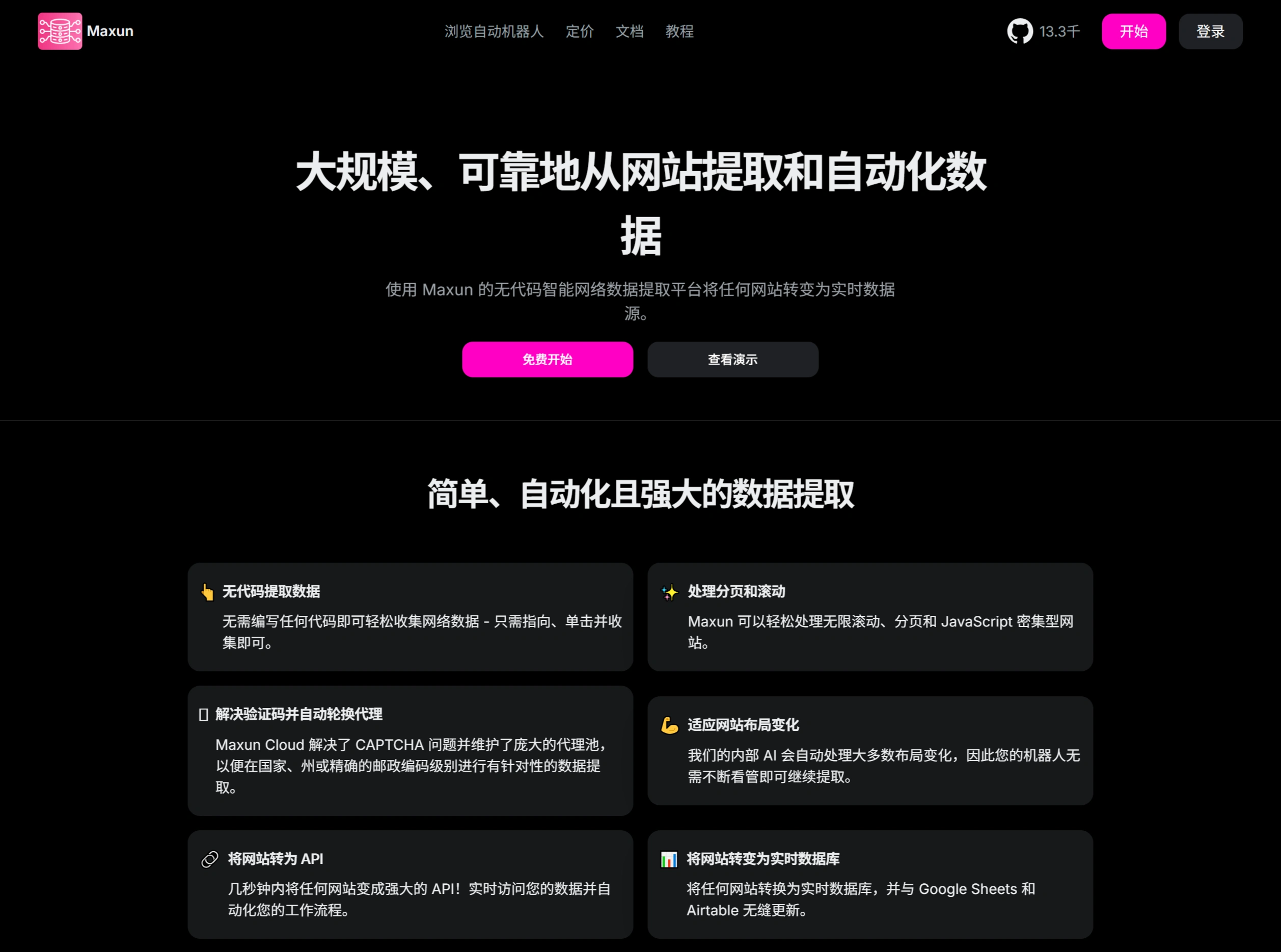 Maxun.dev插图